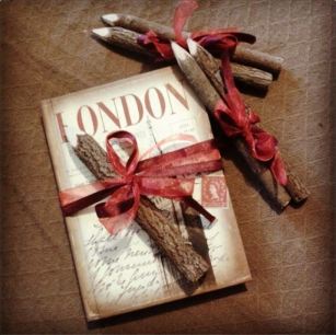 'London' A5 Notebook and Twig Pencils