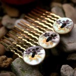 Bronze Flower Slide