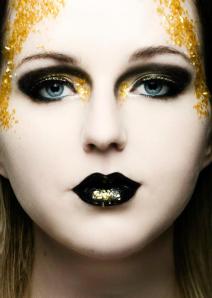 All That Glitters Model Vikky David Photographer Joe Prileszky Retoucher Charis Talbot