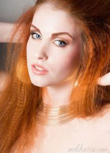 Golden Mane Model Lizzy T Photographer Mel Davies
