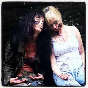 Models Kas Mason and Megan Toomer