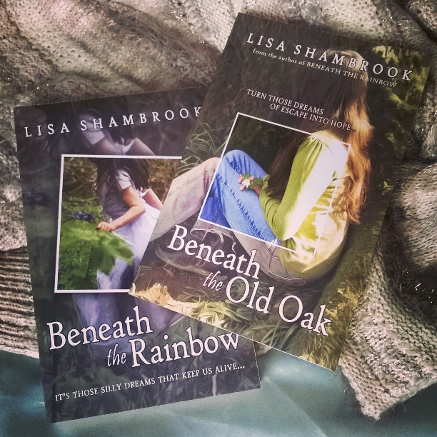 beneath the rainbow, beneath the old oak, lisa shambrook, books, grief, hope, depression,