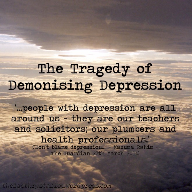 the tragedy of demonising depression, germanwings crash, air crash, depression,