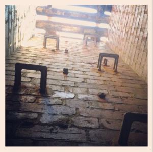 steps, escape, tunnel, shaft, escape shaft, steps in shaft, the last krystallos,