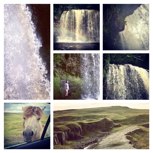 Sgwd-y-Eira, The Black Mountain and ponies © Lisa Shambrook