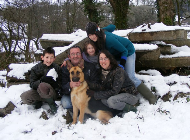 family snow,