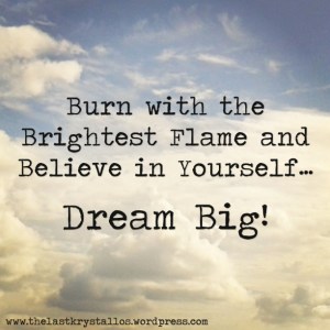 Set goals, dream big © Lisa Shambrook