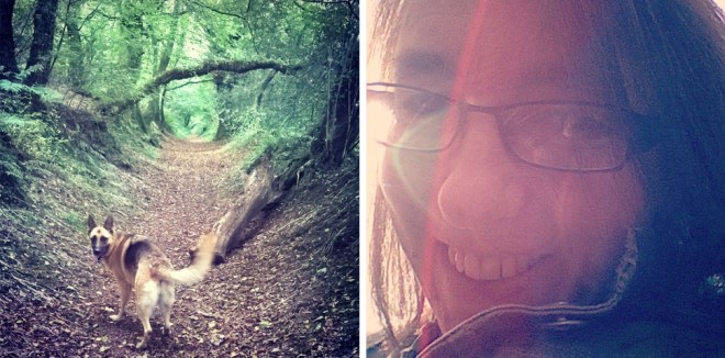 green castle woods, woodland walks, dog walk, sunshine and smiles, lisa shambrook, the last krystallos,