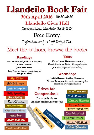 llandeilo book fair 2016 poster,