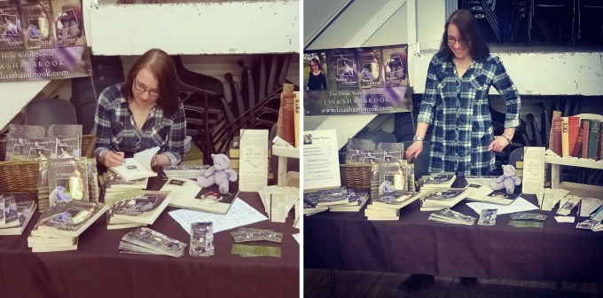 Lisa Shambrook Llandeilo Book Fair 2016 table