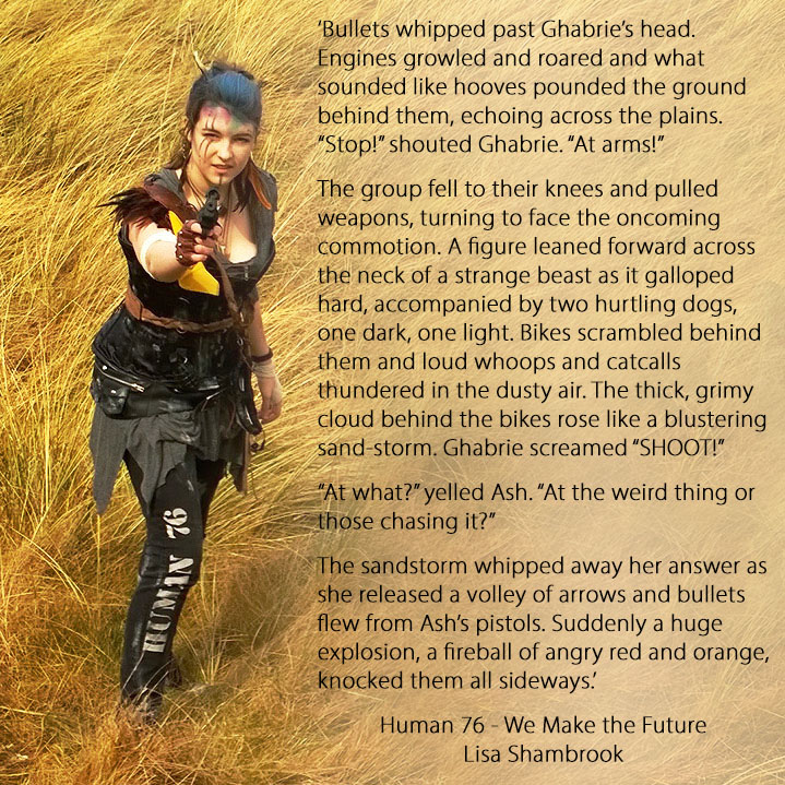 Snippet of 'We Make the Future' by Lisa Shambrook - Human 76