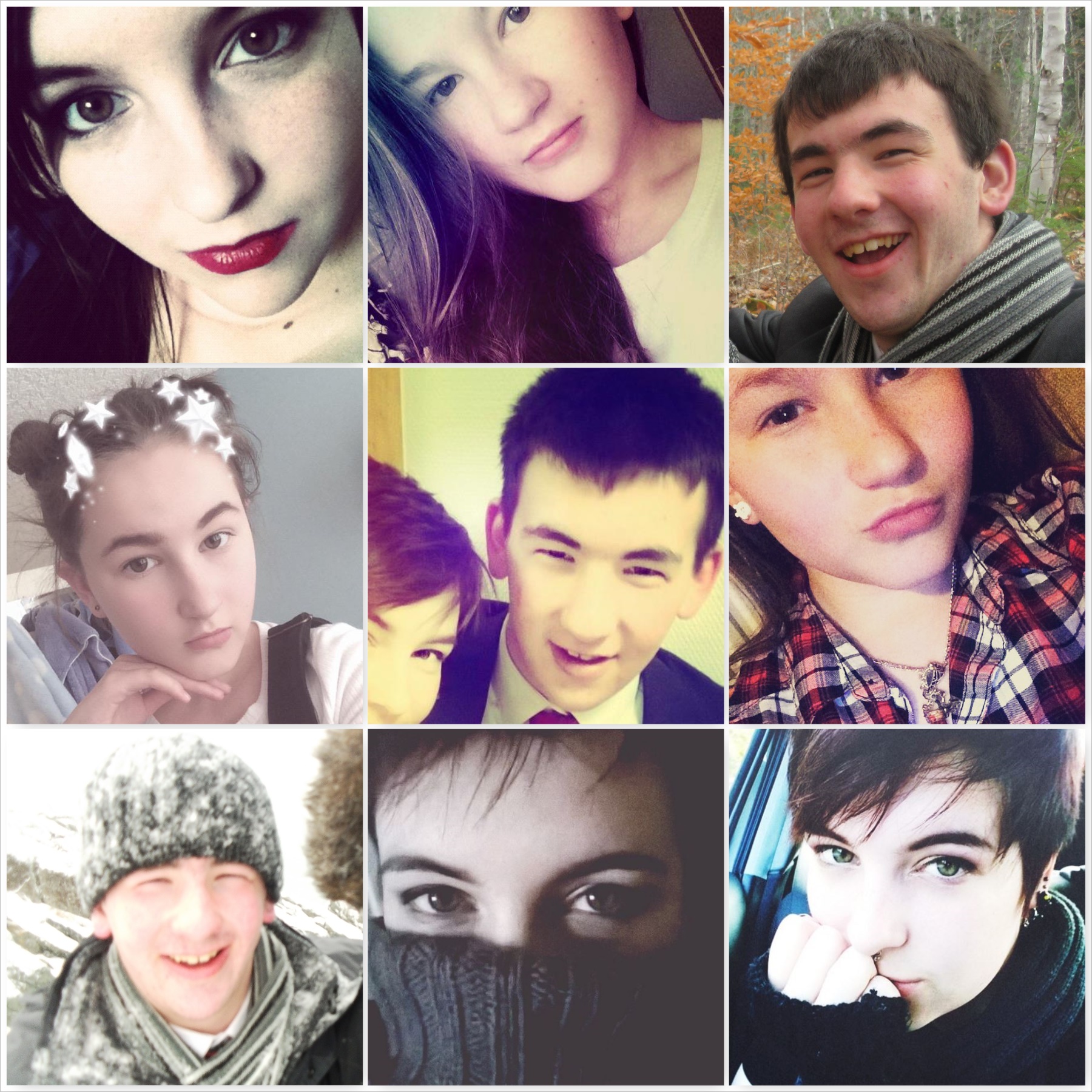 bekah-dan-and-cait-selfies