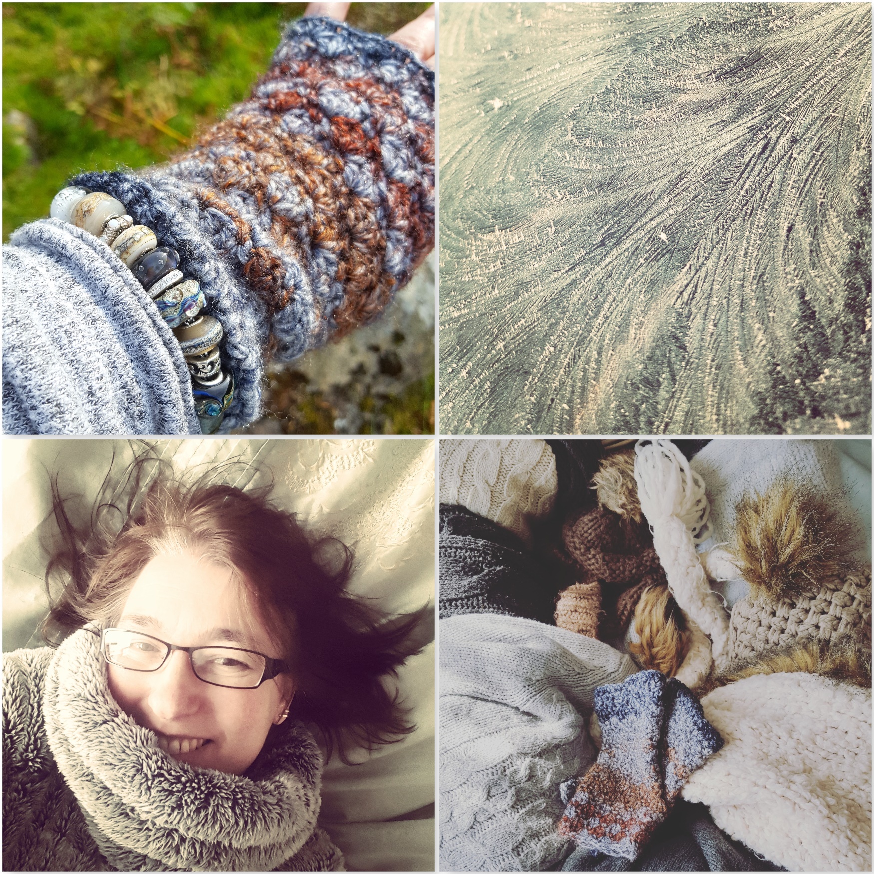 Natural Gloves - Frost - Furry Top - Gloves Woollies