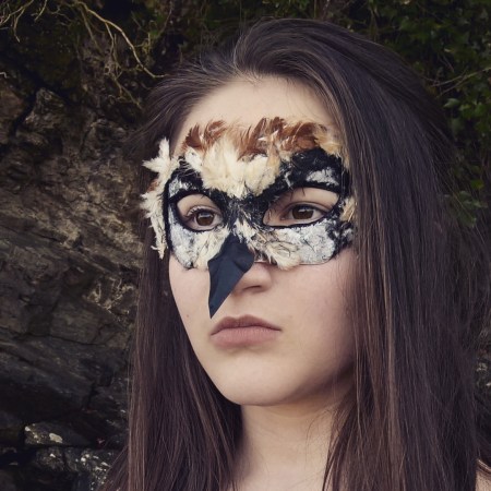 Cait's Blodeuwedd Owl mask - The Last Krystallos