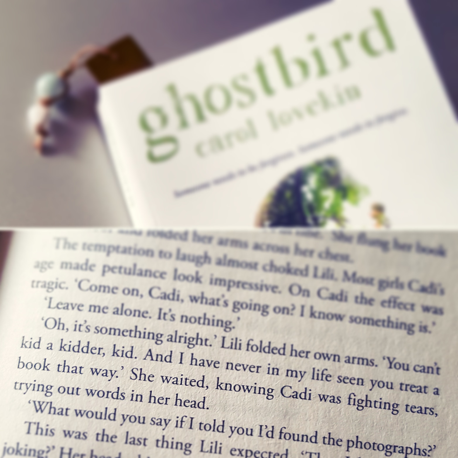 Ghostbird Carol Lovekin - trying out words - The Last Krystallos