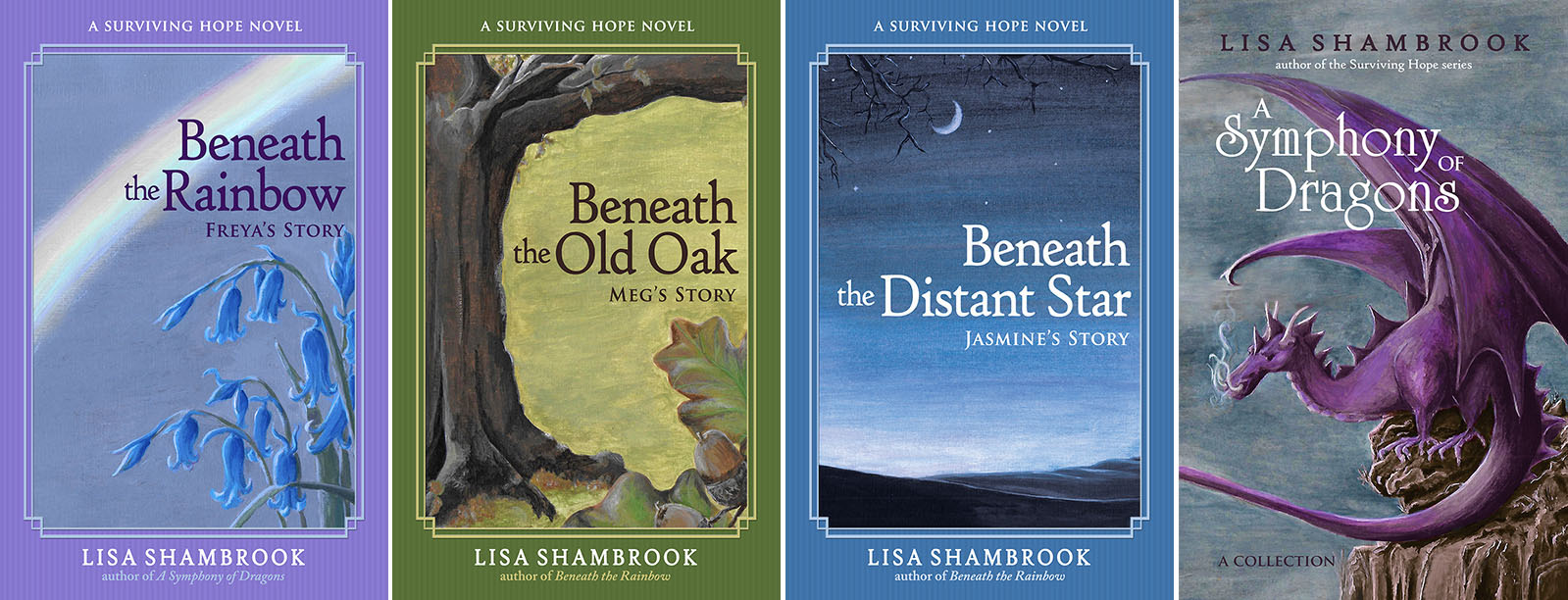 Surviving Hope novels and A Symphony of Dragons by Lisa Shambrook