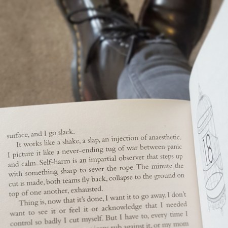 Under Rose Tainted Skies by Louise Gornall excerpt - self-harm photo Lisa Shambrook