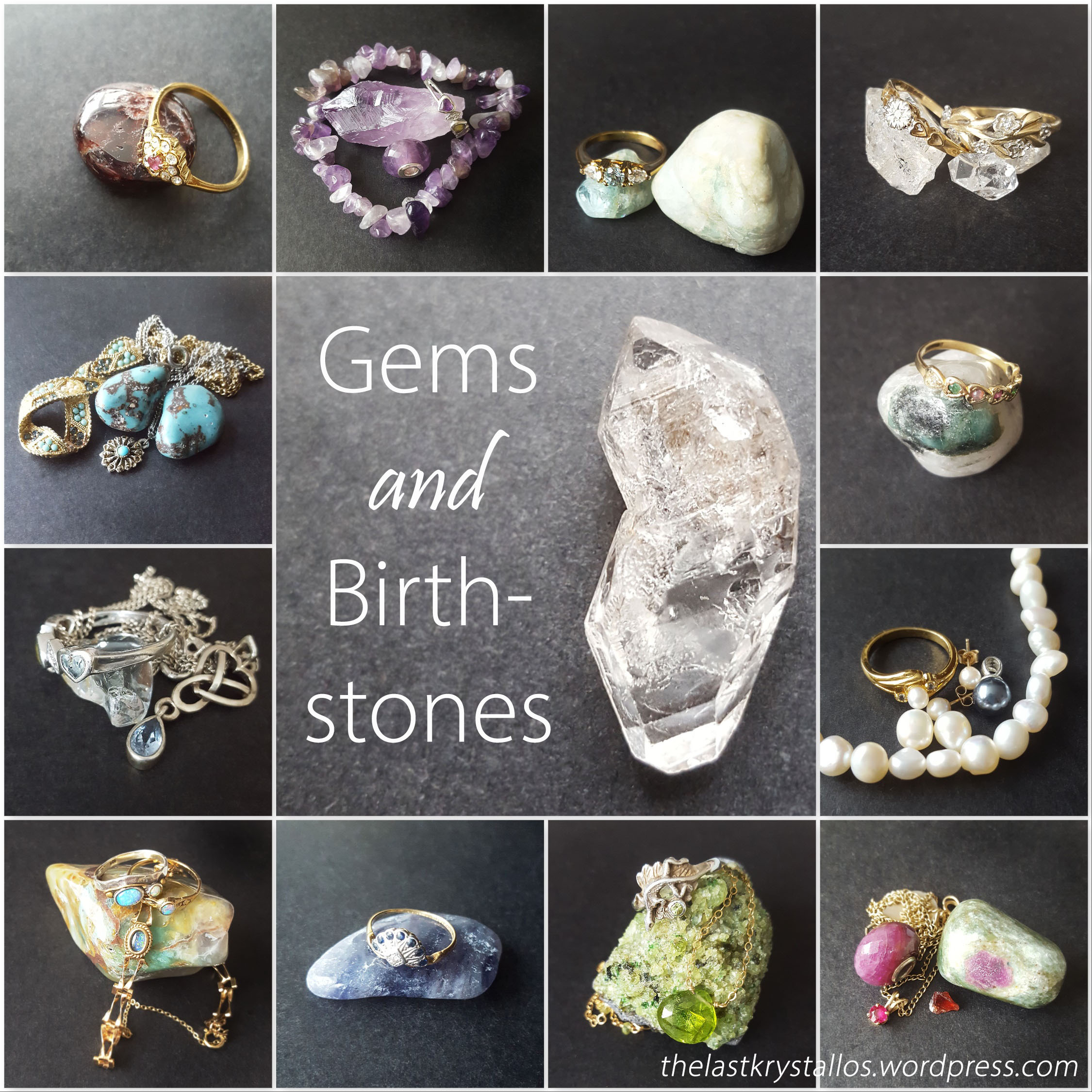 gems and birthstones - the last krystallos