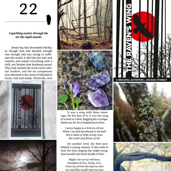 The Raven's Wing by Michael Wombat extra photos by © Lisa Shambrook