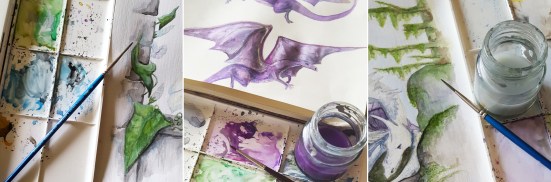 Painting Seren Stone Covers - Lisa Shambrook - The Last Krystallos