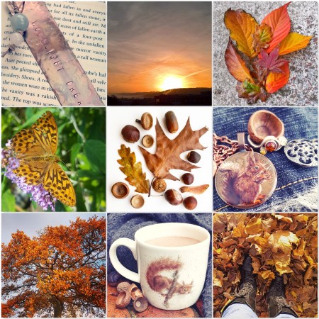 copper photos - copper metal bookmark, sunset, copper red leaves, High Brown Fritillary Butterfly, leaves, squirrel necklace, copper leaves, red squirrel, leaves, for The Last Krystallos blog