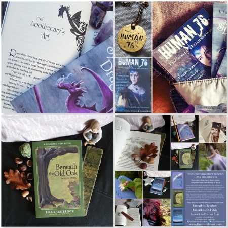 A Symphony of Dragons, Human 76, Beneath the Rainbow, Beneath the Old Oak, and Beneath the Distant Star by Lisa Shambrook