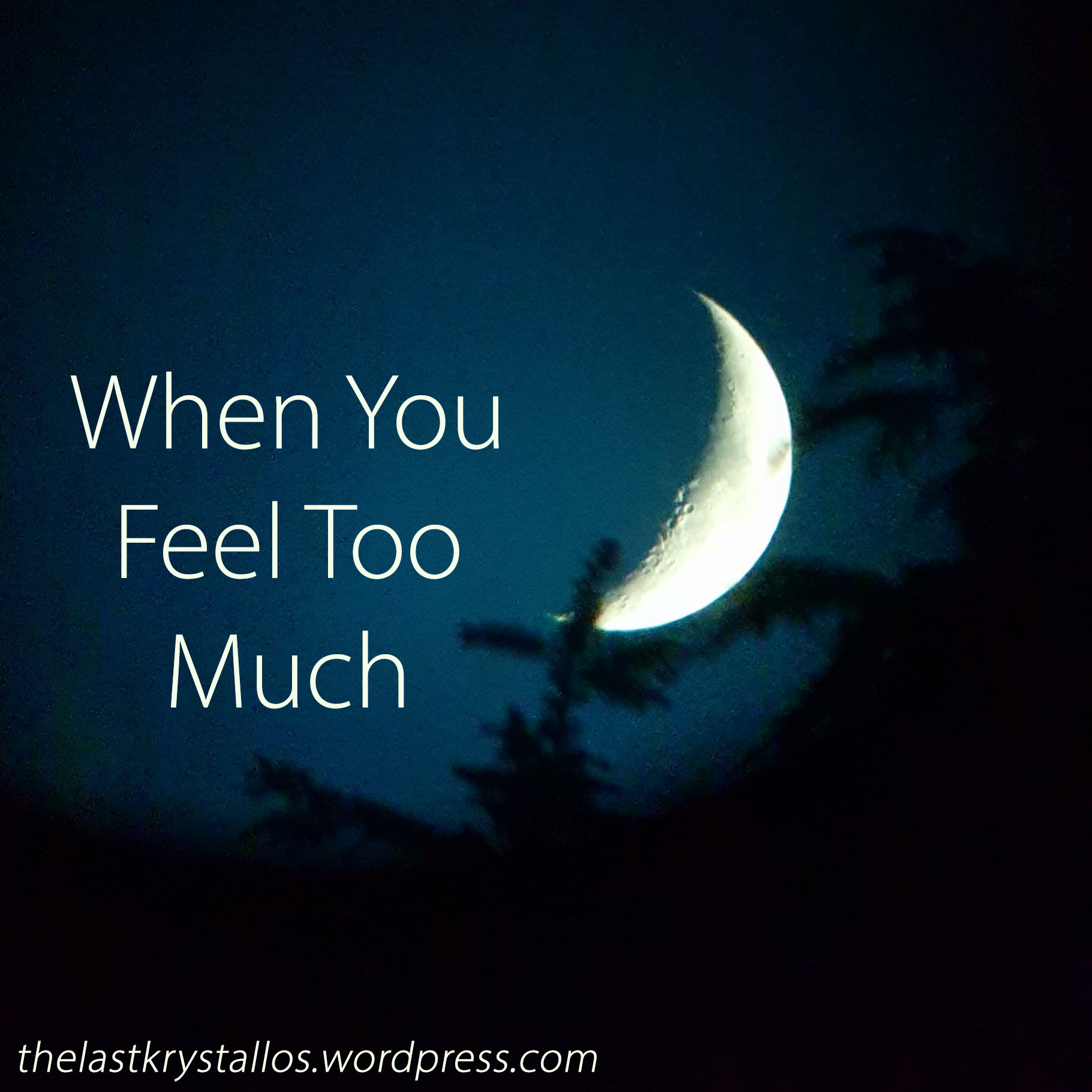 When You Feel Too Much - The Last Krystallos